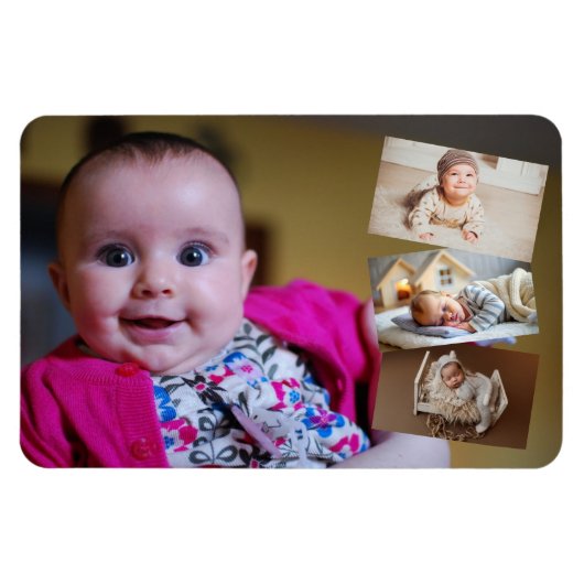 Gepersonaliseerde kleurrijke Afbeeldingen die u ve Magneet (Horizontaal)