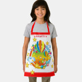 Gepersonaliseerde kleurrijke ballon Ride Kinder Schort (Insitu)