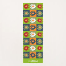 Gepersonaliseerde Kleurrijke Bloemen Aangepaste Na