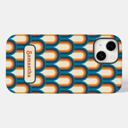 Gepersonaliseerde kleurrijke boog regenboog patroo Case-Mate iPhone case (Achterkant (horizontaal))