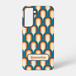 Gepersonaliseerde kleurrijke boog regenboog patroo samsung galaxy hoesje