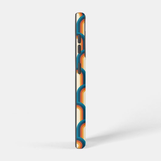 Gepersonaliseerde kleurrijke boog regenboog patroo samsung galaxy hoesje (Rechterkant)