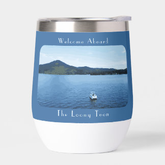 Gepersonaliseerde kleurrijke bootdecoratie ponton