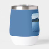 Gepersonaliseerde kleurrijke bootdecoratie ponton  (Voorkant)