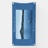 Gepersonaliseerde kleurrijke bootdecoratie ponton spandoek (Verticaal)