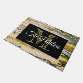 Gepersonaliseerde kleurrijke deurmat (Schuin)