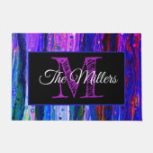 Gepersonaliseerde kleurrijke deurmat (Voorkant)