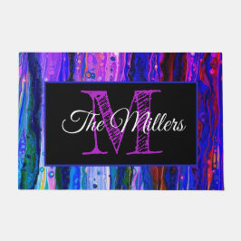 Gepersonaliseerde kleurrijke deurmat