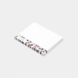 Gepersonaliseerde kleurrijke dierlijke print Post- Post-it® Notes