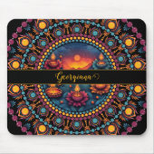 Gepersonaliseerde kleurrijke Diwali Festival Manda Muismat (Voorkant)