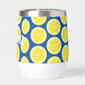 Gepersonaliseerde kleurrijke fruit citroen (Achterkant)