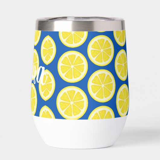 Gepersonaliseerde kleurrijke fruit citroen (Achterkant)