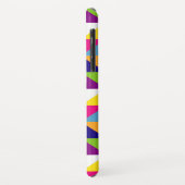 Gepersonaliseerde kleurrijke gewatteerde look drie Case-Mate iPhone case (Achterkant/links)