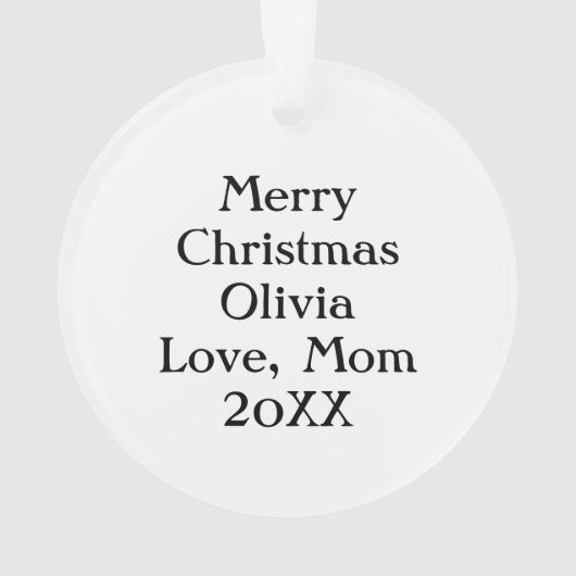 Gepersonaliseerde kleurrijke Glazen in lood vlinde Ornament (achterkant)