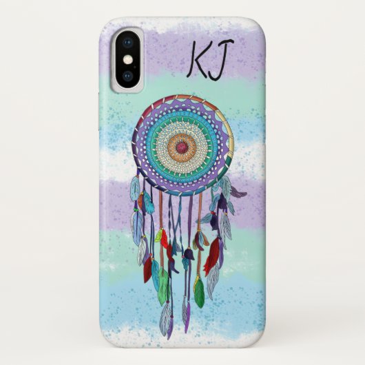 Gepersonaliseerde kleurrijke Hand getrokken Dreamc Case-Mate iPhone Case (Achterkant)