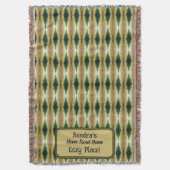 Gepersonaliseerde kleurrijke herfstbladeren, Abstr Deken (Voorkant Verticaal)