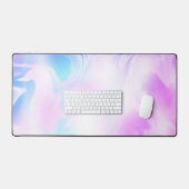 Gepersonaliseerde kleurrijke holografische bureaumat (Keyboard & Muis)