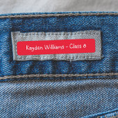 Gepersonaliseerde kleurrijke Kinder terug naar sch Labels