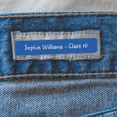 Gepersonaliseerde kleurrijke Kinder terug naar sch Labels