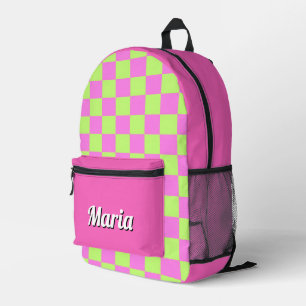 Gepersonaliseerde  kleurrijke moderne Girly Rainbo Bedrukte Rugzak
