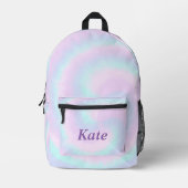 Gepersonaliseerde  kleurrijke moderne Girly Rainbo Bedrukte Rugzak (Voorkant)