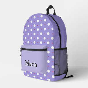 Gepersonaliseerde  kleurrijke moderne Girly Rainbo Bedrukte Rugzak