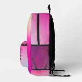 Gepersonaliseerde kleurrijke moderne Girly Rainbo Bedrukte Rugzak (Rechts)