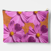 Gepersonaliseerde kleurrijke oranje leren Wit patr Etui (Achterkant)