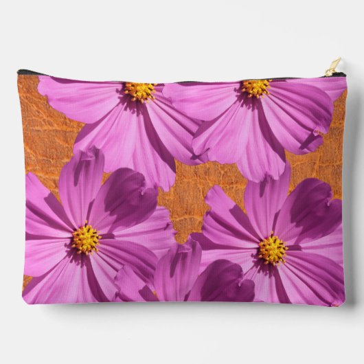 Gepersonaliseerde kleurrijke oranje leren Wit patr Etui (Achterkant)