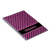 Gepersonaliseerde kleurrijke patroon Notitieboek (Rechterzijde)