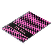 Gepersonaliseerde kleurrijke patroon Notitieboek (Linkerzijde)