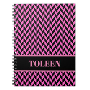 Gepersonaliseerde kleurrijke patroon Notitieboek