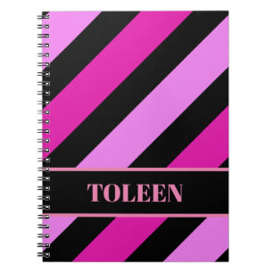 Gepersonaliseerde kleurrijke patroon Notitieboek