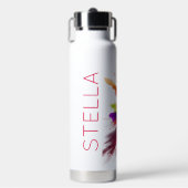 Gepersonaliseerde kleurrijke poeder explosie gymna waterfles (Voorkant)