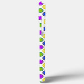 Gepersonaliseerde Kleurrijke Regenboog Polka Dots  Case-Mate iPhone Case (Achterkant / Links)