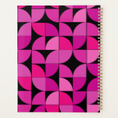 Gepersonaliseerde kleurrijke roze, Roos patroon Planner (Achterkant)