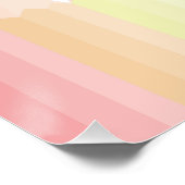 Gepersonaliseerde kleurrijke terug naar school Wel Perfect Poster (Hoek)