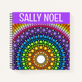 Gepersonaliseerde kleurrijke tropische notebook notitieboek