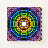 Gepersonaliseerde kleurrijke tropische notebook notitieboek (Achterkant)