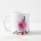 Gepersonaliseerde kleurrijke, volledig genaide IT- Koffiemok (Links)