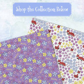 Gepersonaliseerde kleurrijke wilde bloemen Paarse Fleece Deken