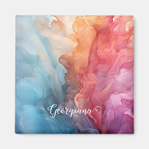 Gepersonaliseerde kleurrijke zonsondergang op Zee 