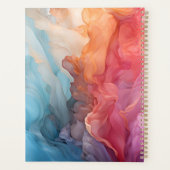 Gepersonaliseerde kleurrijke zonsondergang op Zee Planner (Achterkant)