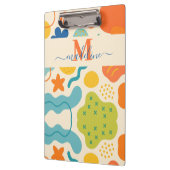 Gepersonaliseerde Kleursplash Abstract Klembord (Links)