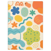 Gepersonaliseerde Kleursplash Abstract Klembord (Achterkant)