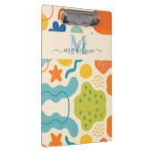 Gepersonaliseerde Kleursplash Abstract Klembord (Rechts)