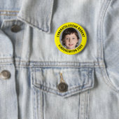Gepersonaliseerde kleuterschool Afstuderen Foto Ronde Button 5,7 Cm (In situ)