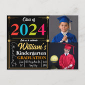 Gepersonaliseerde kleuterschool Afstuderen naar 1e Aankondigingskaart (Achterkant)