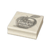 Gepersonaliseerde kleuterschool leraar Red Apple Rubberstempel (Stempel)
