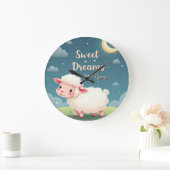 Gepersonaliseerde Klok van de Kwekerij - Schapen G (Huis)